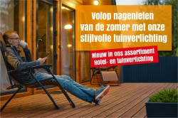 Volop nagenieten van de zomer met onze stijlvolle tuinverlichting